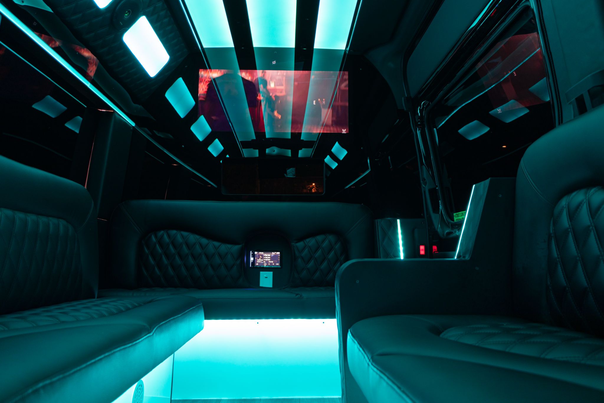 Luxury limo interior